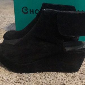 Chocolat Blu “white” shoes black size 9